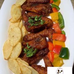 A picture of Spicy wings.