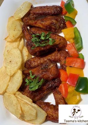 A picture of Spicy wings.