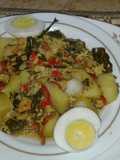 PLAT VARIER DE poivrons poitrine ET POULET