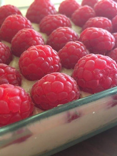 Una foto de Tarte de Framboise - Tarta de frambuesas (vegan)