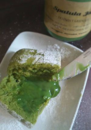 Foto resep Steam green tea lava cake