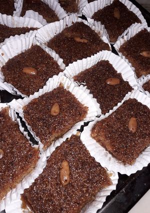 صورة لوصفة قلب اللوز رائع احسن من المحلات جربوه وما تندموش ❤