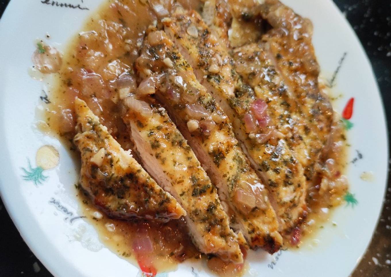 Chicken Francese (Tanpa Wine)