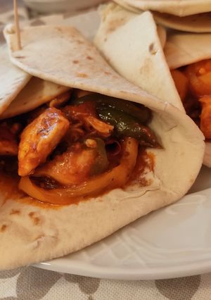 Una foto de Fajitas de pollo