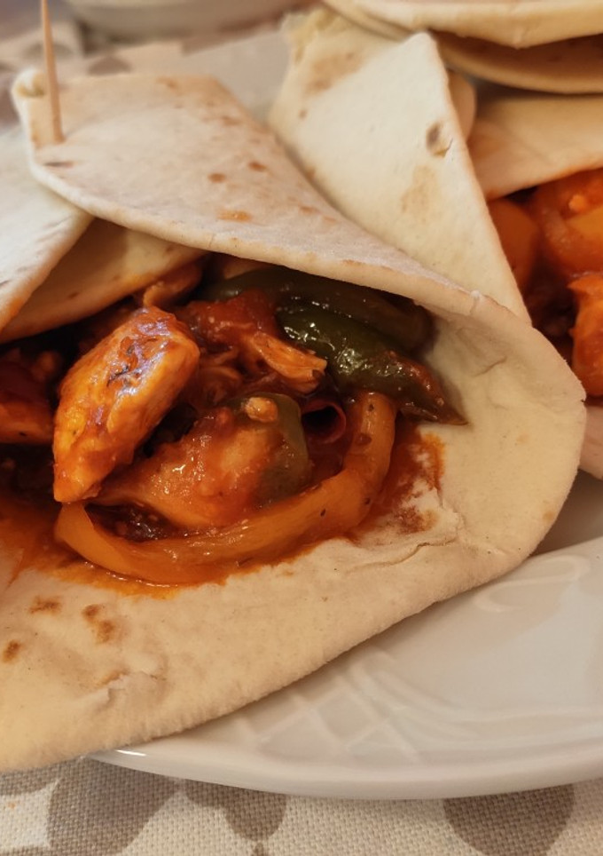 Una foto de Fajitas de pollo