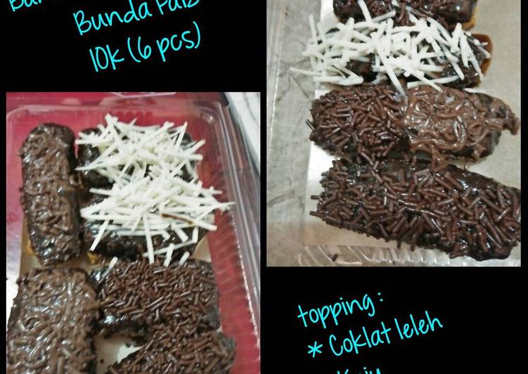 Nugget pisang keju coklat yummy