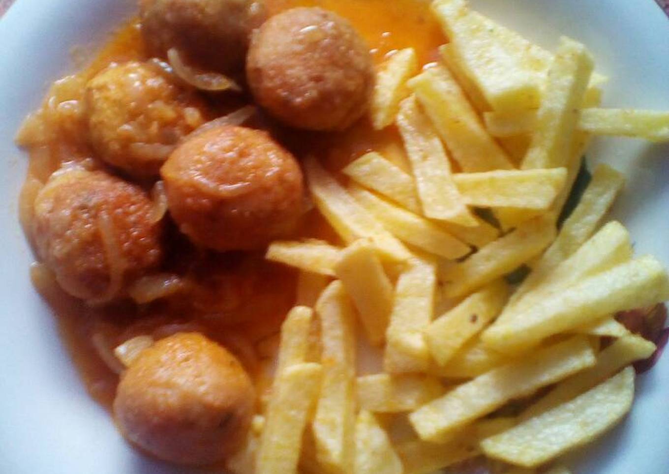 Albóndigas en salsa rápida