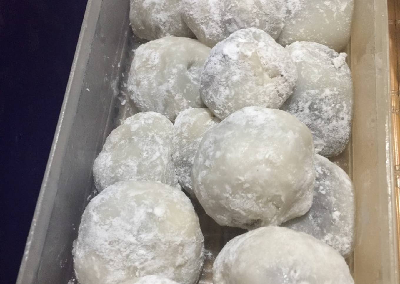 Resep Mochi isi ganace coklat