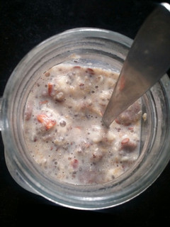 A picture of Overnight oats (heat free oil free weight loss recipe).
