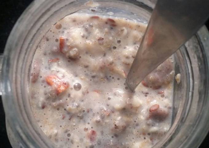 Step-by-Step Guide to Make Jamie Oliver Overnight oats (heat free oil free weight loss recipe)