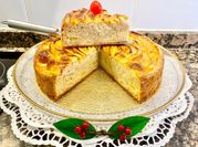 Una foto de pastel de queso mascarpone