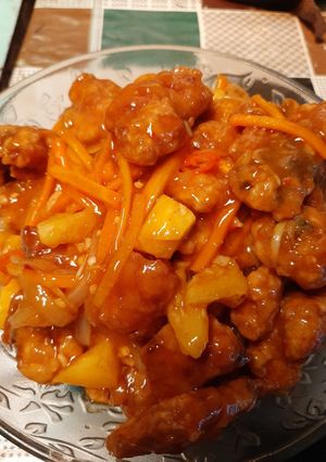 Foto resep Salmon Crispy Asam Manis Pedas