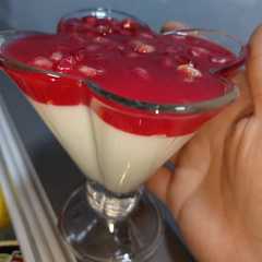تحلية الرمان بالكريمة🍒-レシピのメイン写真