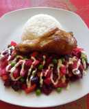 Ensalada Rusa con Pollo Frito| Estilo  James Salaz