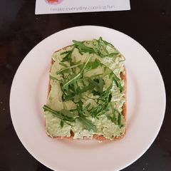 A picture of My Philly Avocado Toast. 😁.
