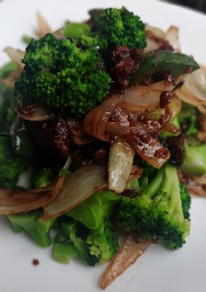 Foto resep Tumis brokoli buncis siram kornet