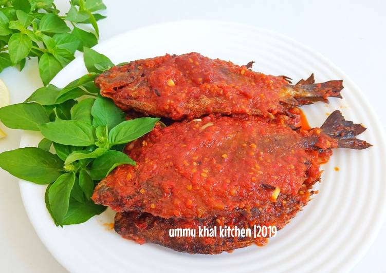 Ikan Baronang Sambal Terasi