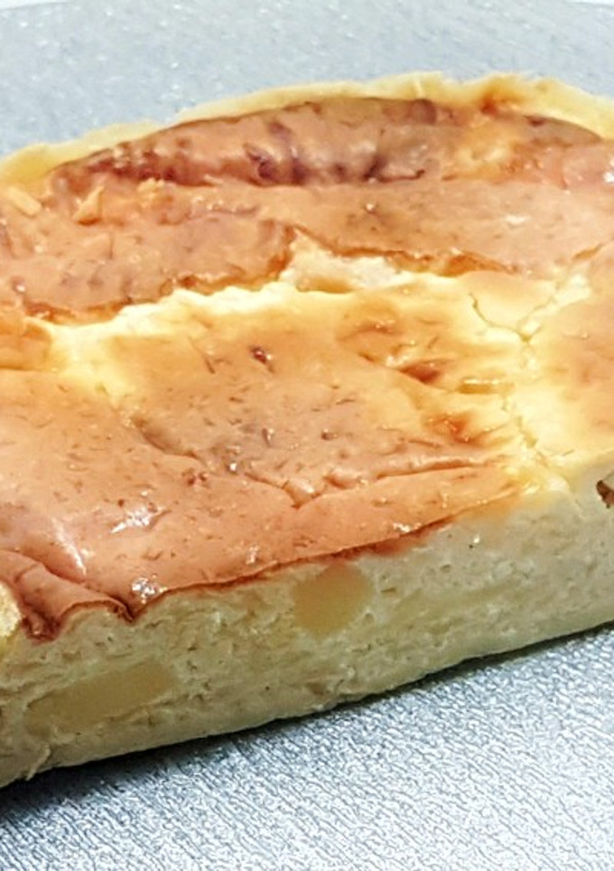 Una foto de Quiche de mozzarella y gouda con dados de sajonia