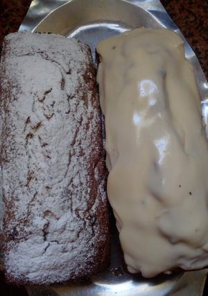 Una foto de Budín de naranja con chispas de chocolate
