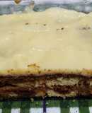 Postre de vainillas con crema pastelera