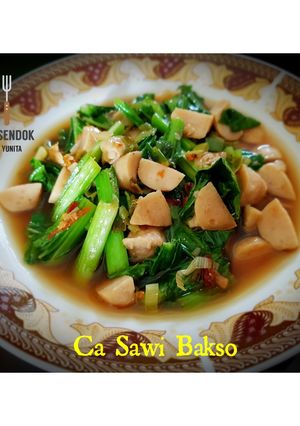 Foto resep 47. Cah Sawi Bakso