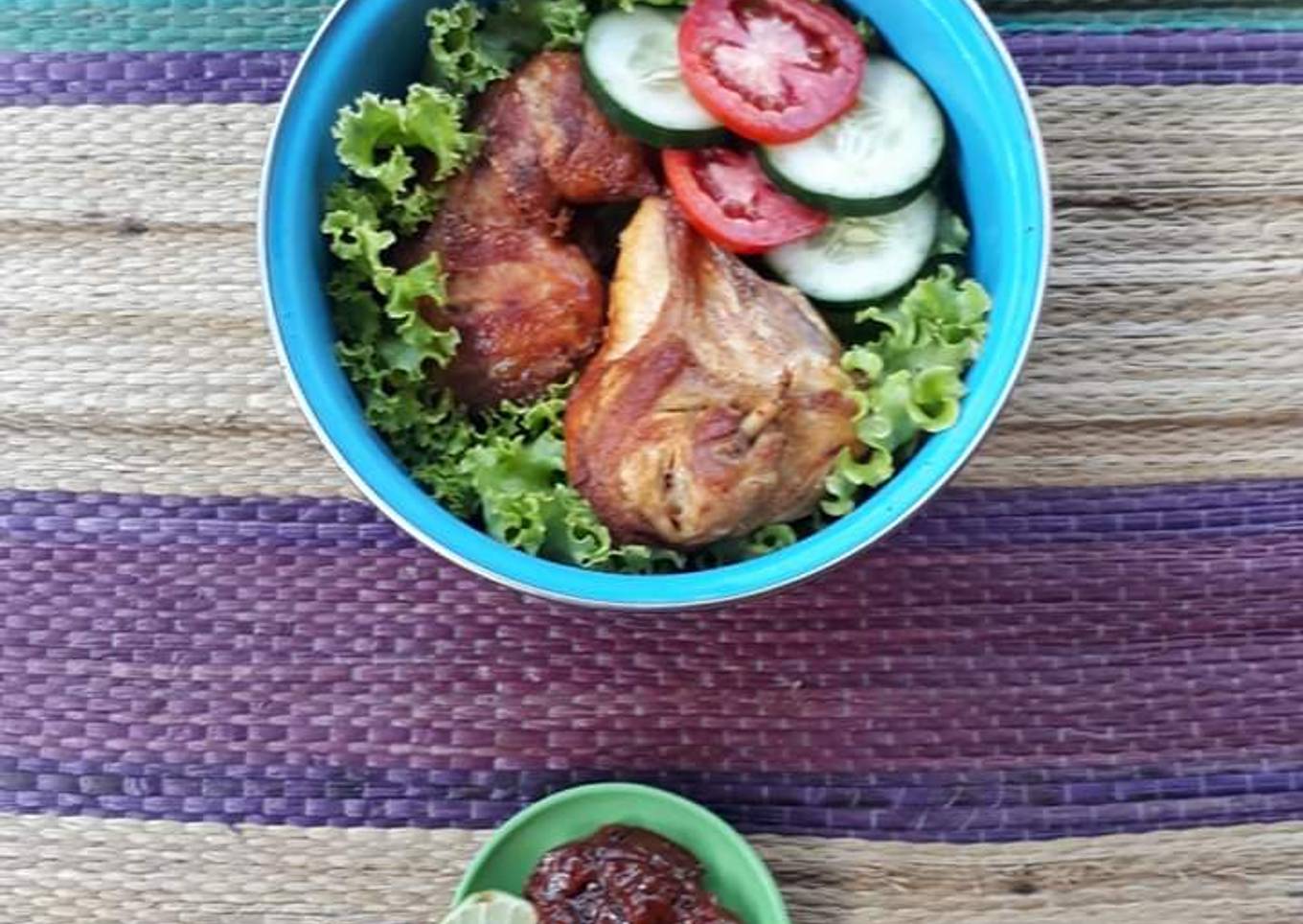 Ayam Goreng Lalapan Instan Ala Anak Kos