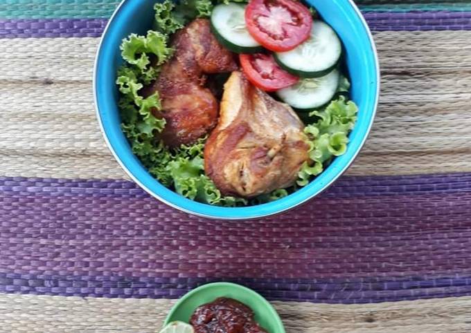 Ayam Goreng Lalapan Instan Ala Anak Kos