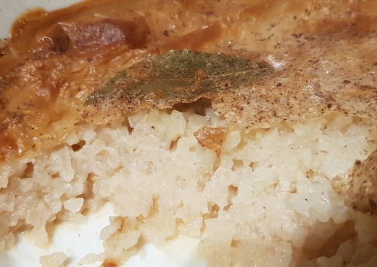 Recipe of Any-night-of-the-week Vegan rice pudding