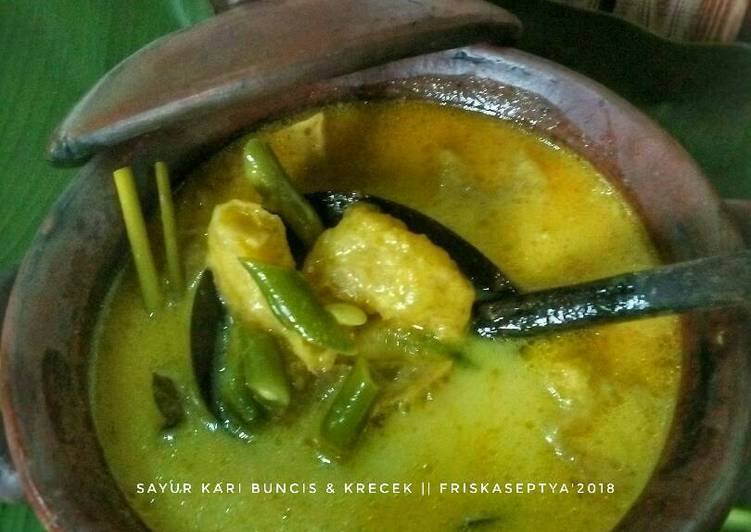 Cara Gampang Menyiapkan Sayur Kari Buncis dan Krecek #BikinRamadhanBerkesan yang Menggugah Selera