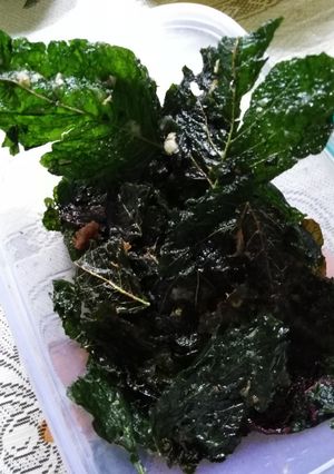 Foto resep Daun Bayam kriuk kriuk