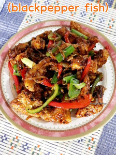 Foto resep Ikan Gurame Saus Lada Hitam #4