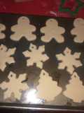 Salt dough Christmas ornaments *NOT EDIBLE JUST A KEEPSAKE FOR YEARS TO COME FOR THE TREE*