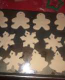 Salt dough Christmas ornaments *NOT EDIBLE JUST A KEEPSAKE FOR YEARS TO COME FOR THE TREE*