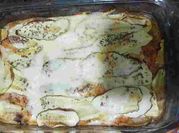 Una foto de lasagna saludable