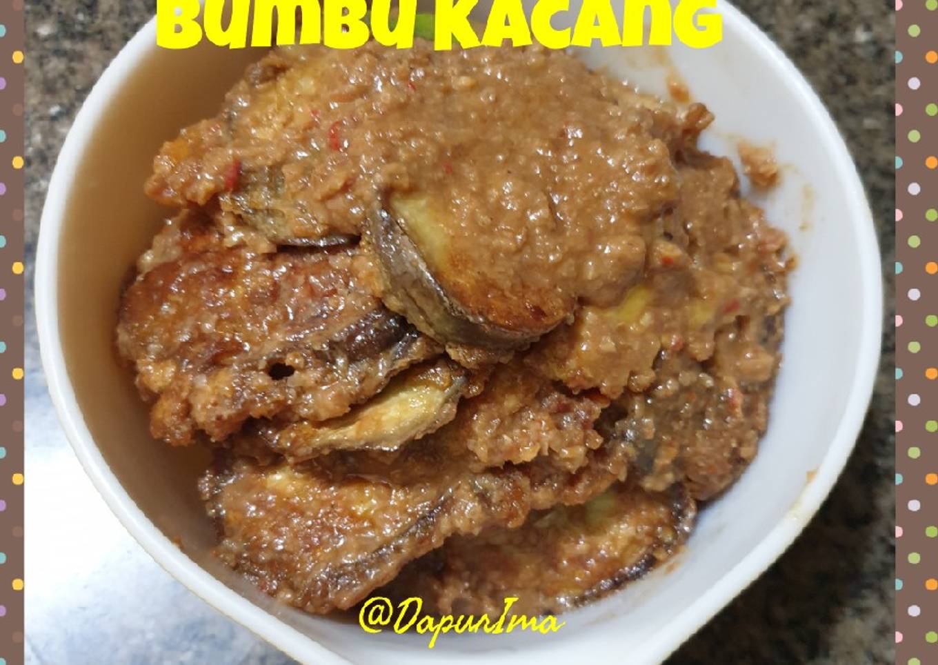 Terong Goreng Bumbu Kacang