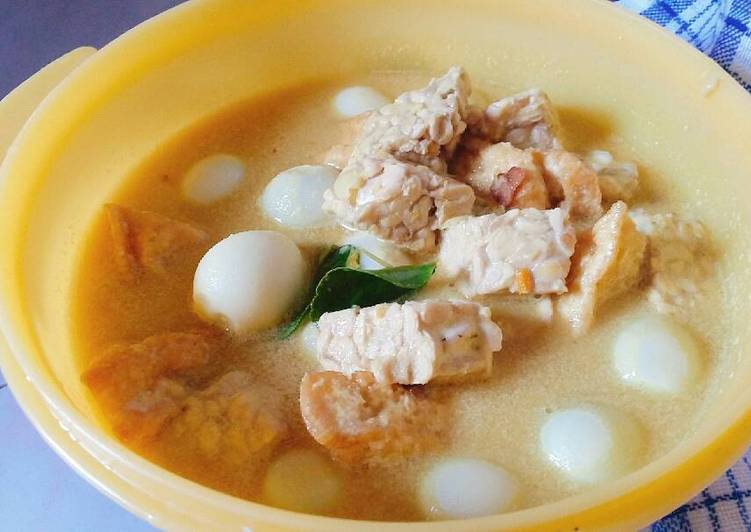 Santan Tempe Tahu Telur Puyuh