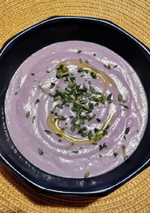 Foto di Vellutata di cavolo viola
