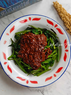 Foto resep Rujak Kangkung Sambel Asem Khas Cirebon