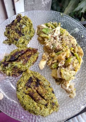 Una foto de Revueltito de berenjena y zucchini para acompañar
