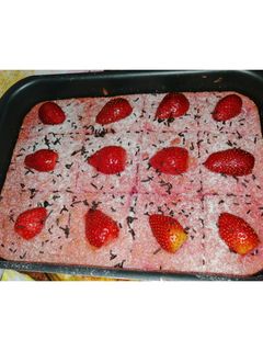 صورة لوصفة كيكة الجيلي