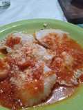 Sorrentinos de jamón, ricota y queso