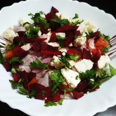 Beetroot salad A picture of Beetroot salad.