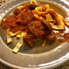 Keto Spaghetti and Meatballs A picture of Keto Spaghetti and Meatballs.