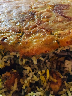 عکسی از دستور پلو میگو