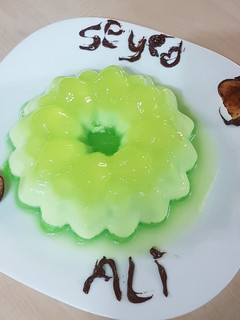 عکسی از دستور ژله بستنی
