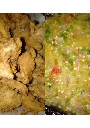 Foto resep Ayam pecak ala rumahan (makanan sehari-hari)