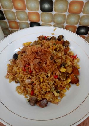 Foto resep Nasi Goreng Ati Ampla Nughet & Telor
