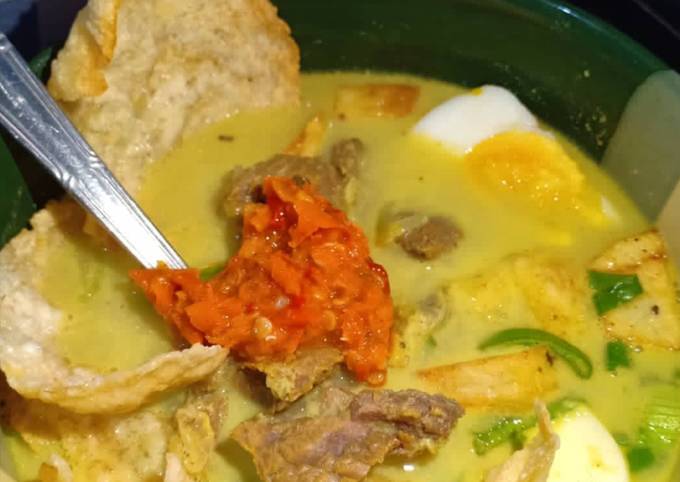 Soto betawi kuah susu