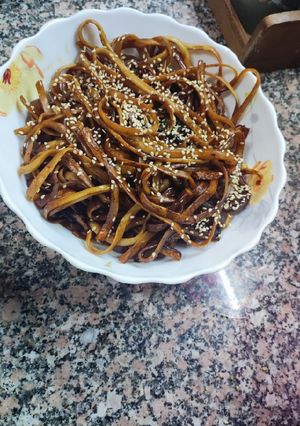 صورة لوصفة نودلز بالخضار
