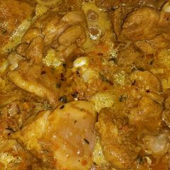 A picture of Chef Warren's Curry Chicken.